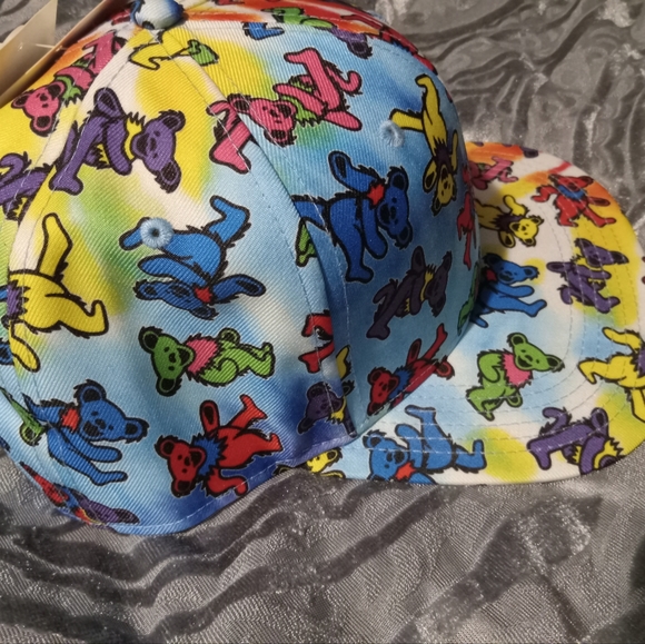 Grateful Dead Hat Tie-Dyed Dead Bears NEW - Picture 11 of 15